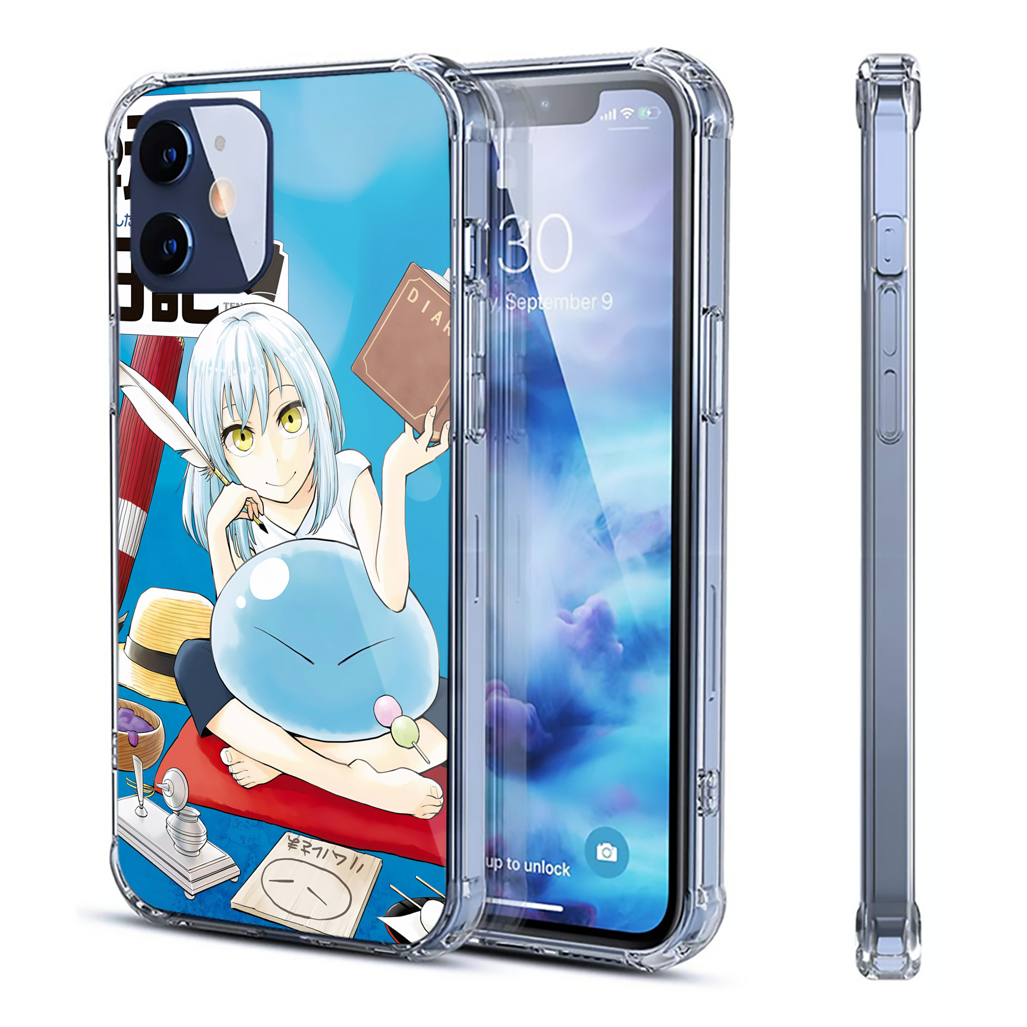 （画像用） 転スラ Regarding Reincarnated to Slime 【iPhone 12シリーズ対応】透明スマホケース（クリアソフトケース）